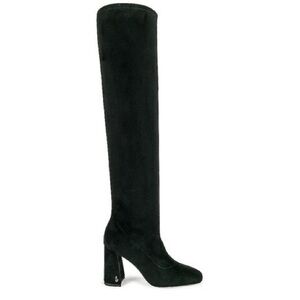Sam Edelman Cosette Over-the-Knee Boots in Black Suede, REVOLVE Size 8.5 NEW